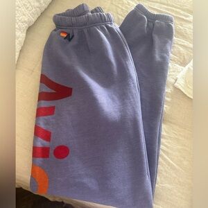 COPY - Aviator Nation sweatpants! NWT purple